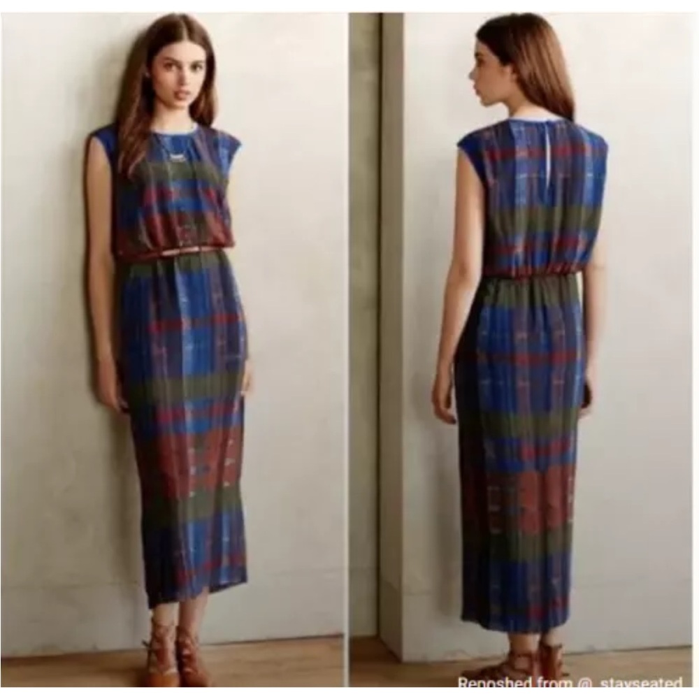 Anthropologie HD in Paris Andaz Midi Dress - size 0 Extra Small